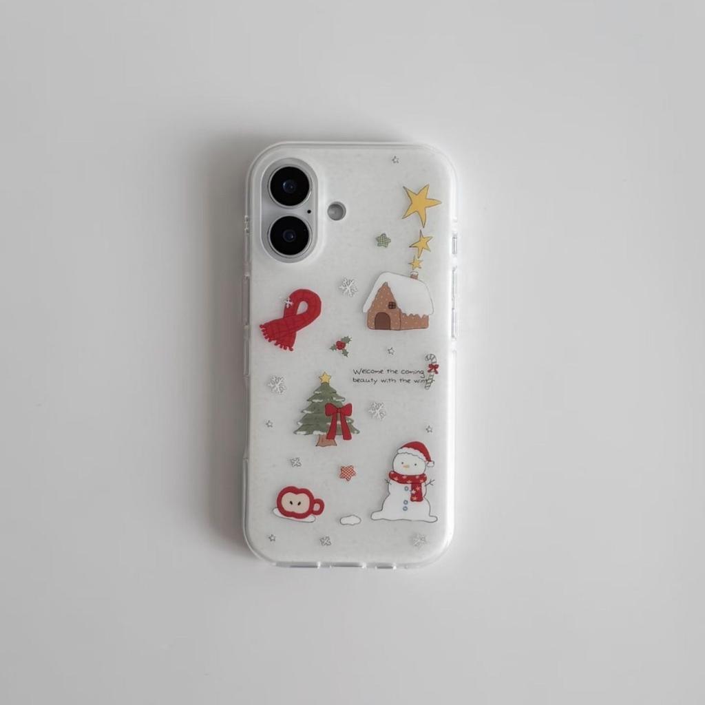 Snowman Christmas Tree Phone Case