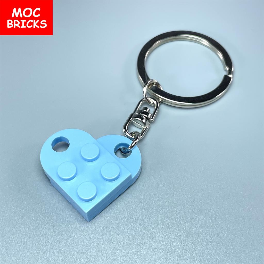Нетоксичные кубики Moc Брелок-сердце Пластина Модифицированная 2x3 С отверстием 3176 Соединитель Любовь Благодарение Образовательный Строительный блок Подарок для любителей