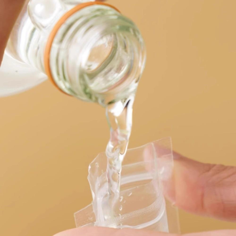 100pcs Leak-Proof Disposable Transparent Ice Lolly Bag Self Seal Ice Cube Mold Ice Bags  Cool Summer