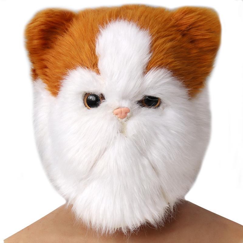 Cute plush animal Husky head mask latex Husky mask for Halloween cosplay Funny party props