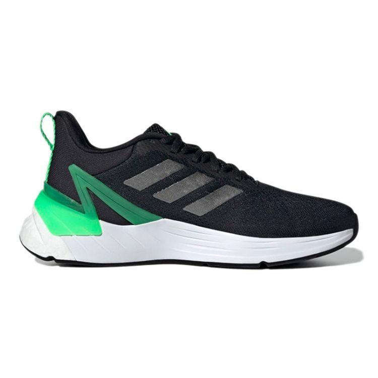 Adidas Response Super 2.0 J Durable Non-Slip Low-Top Running Shoes Kids Sneakers Black Green H01707