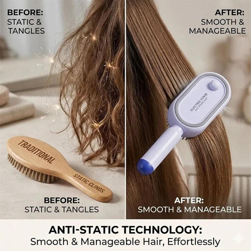 Xiaomi Electric Spray Air Cushions Massage Comb 3 in 1 Self Cleaning Steam Essential Oil Brush Rechargeable Spray Scalp Massager Combs