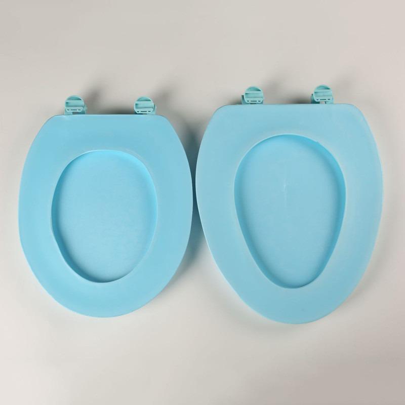 Утолщенное сиденье для унитаза из вспененного ЭВА, чехол для унитаза, подогреваемое сиденье для ванной комнаты, водонепроницаемая подкладка из ЭВА, съемный коврик для дома, отличная гибкость, мягкие принадлежности для ванной
