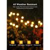 6/8/10 светодиодных солнечных садовых светильников, работающих на светлячках, водонепроницаемые, яркие садовые светильники для украшения патио, теплые