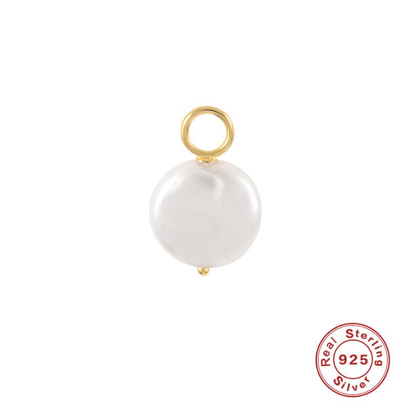 Серьги-шармы из стерлингового серебра S925, подвеска-шарм, серьги-подвески, аксессуары для серег, серьги для работы, подвеска-серьга, женские