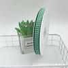 1cm Wide Plaid Ribbon for Cake Packaging, Flower Bouquets, and Christmas Decorations