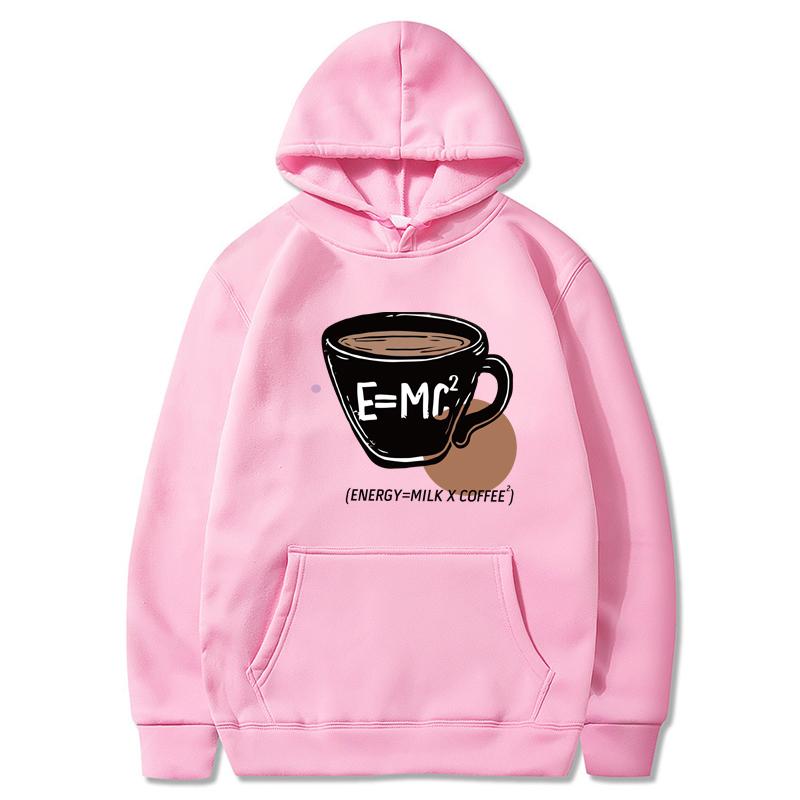 Emc Energy Milk Coffee Hoodies Women Fleece Comfortable warm Hoodie Fashion Casual All Match Hoody Sports Original Basic Clothes