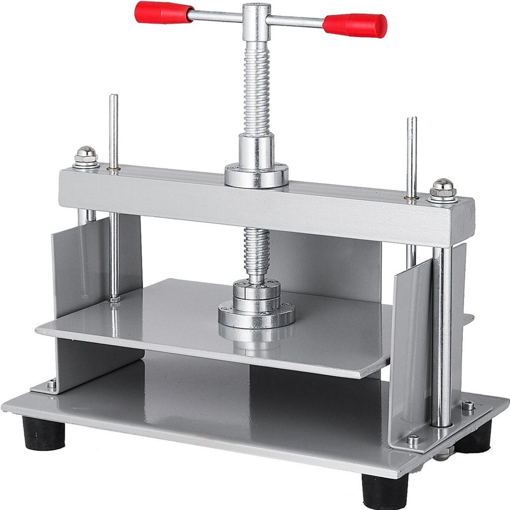 Manual Paper Press Machine, 12x8.6 inch for A4 Sized Papers Flatting Machine, 10cm Thickness Steel Frame Manual Flat Paper Press Machine, Papermaking