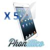Protective Films - Phonillico - Set of 5 - Compatible Apple iPad Mini 1 2 3 - Plastic - White