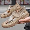 Good Quality Shoes For Men Outdoor Sandals Men Mesh Casual Handmade Leather Shoes Men Sandals Trend Walking Sneaker Shoes Summer