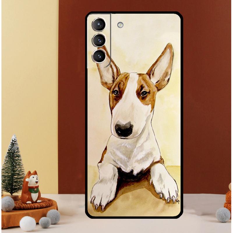 Чехол для телефона Bullterrier Bull Terrier Собака Для Samsung Galaxy S26 S25 Ultra S23 S20 FE S21 S22 S24 Plus S10 S25 FE Чехол Funda
