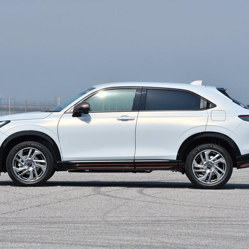 Compatible with 2021-2025 Honda Vezel/HRV: Modified Side Skirts, Body Kit, XRV Front Splitter, Front Lip, Rear Wing, Grille & Rear Lip.