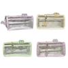 Transparent Pen Bag Bow Storage Bag Cute Stationery Bag  for Students