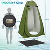 3 шт. 120x120x190 см Комбинированная уличная палатка для купания с ковриками Палатка-туалет для кемпинга Переодевание Душ и купание Накидка для одежды
