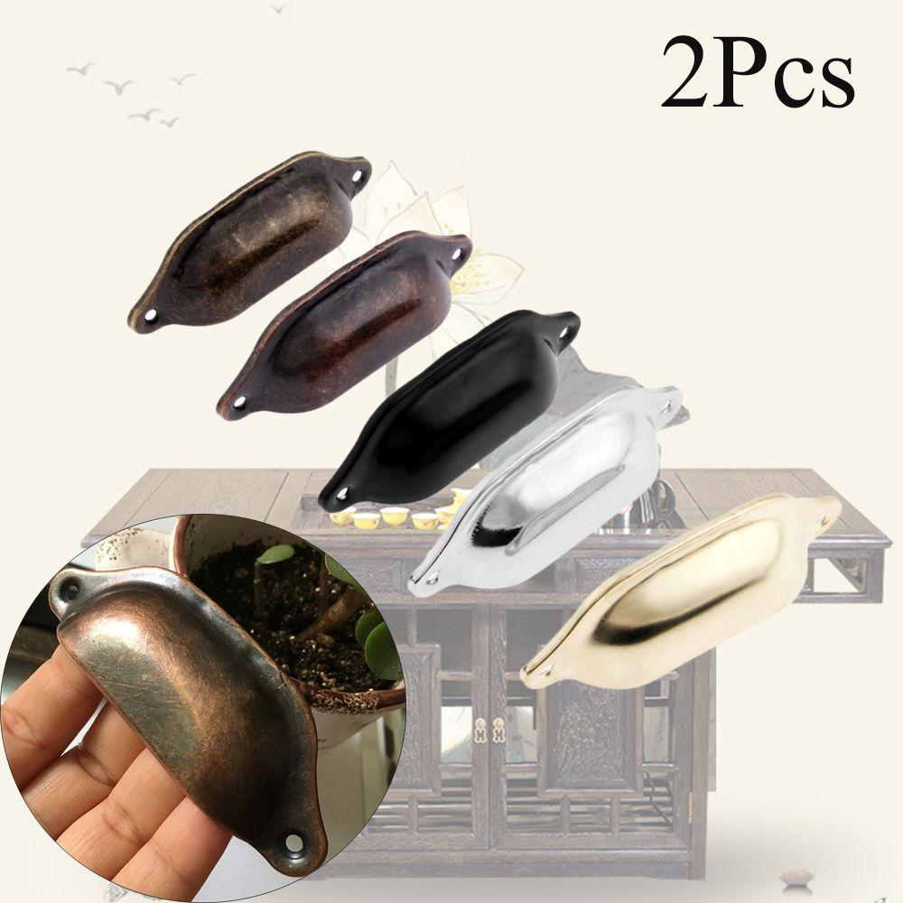 Kitchen Cabinet Dresser Furniture Shell Shape Wardrobe Pulls Cabinet Pulls Drawer Knob Door Handle