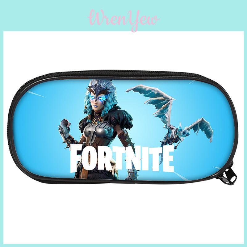 Fortnite Pattern Student Single Layer Stationery Pencil Bag Stationery Storage