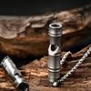 Whistle Spot Новый сплав титана EDC Наружный свет Твитер Однотрубный свисток из титанового сплава Свисток для помощи