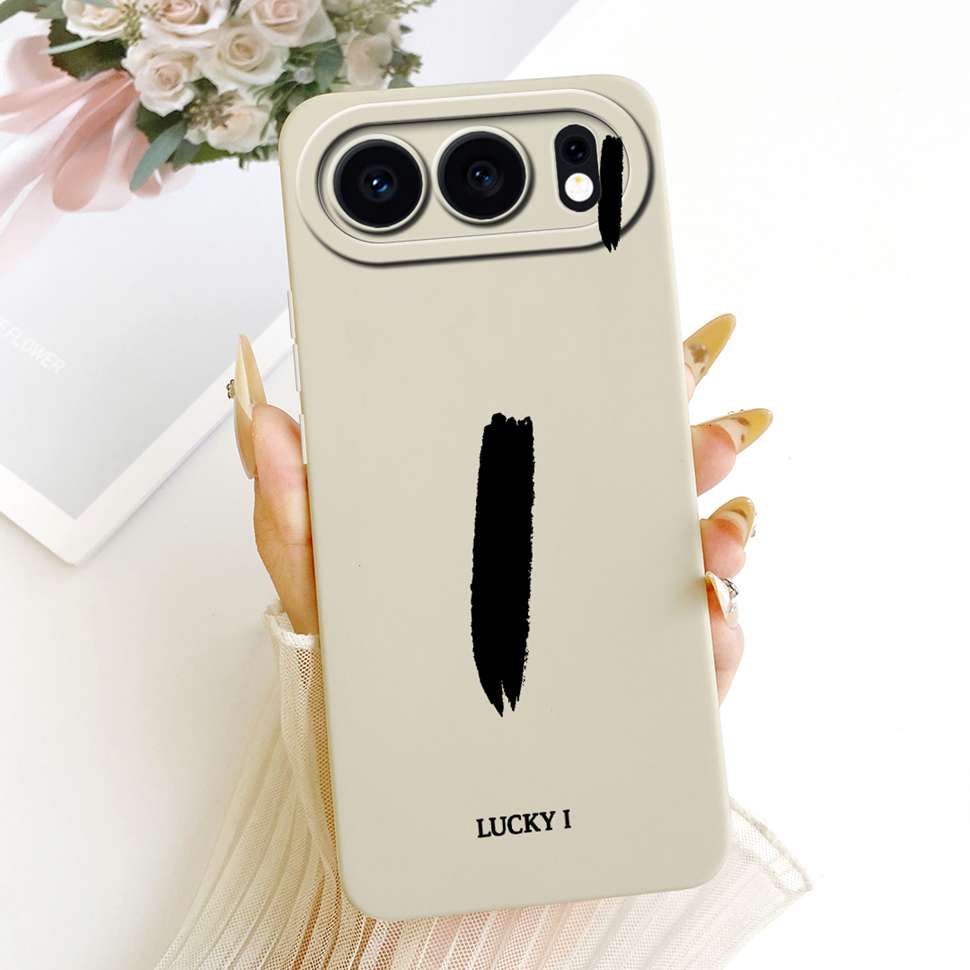 Simple Printed For Honor 500 5G 6.55" Case Lucky Letters Silicone Back Cover For Honor500 HONOR 500 5G MEY-AN00 Bumper Shell