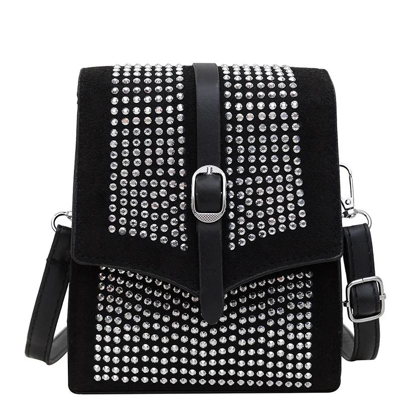 Новая модная универсальная сумка для мобильного телефона в стиле знаменитостей из Интернета, маленькая квадратная сумка через плечо Tide