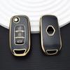 Auto Shell Fob For Renault Kadjar Captur Megane Sandero Stepway Logan Clio 5 Arkana Soft TPU Car Flip Key Case Cover