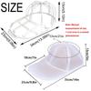 Anti-Deformation Baseball Hat Washers with Hat Rack Sturdy Hat Washer Bag Dishwasher Safe Washer Frame Cap Cleaner Laundry Bag