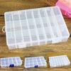 10/15/24 Compartments Plastic Box Jewelry Bead Storage Container Craft Organizer