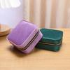 Portable Velvet Jewelry Box With Mirror Dual Layer Storage Travel Gift Womens Accessories Organizer