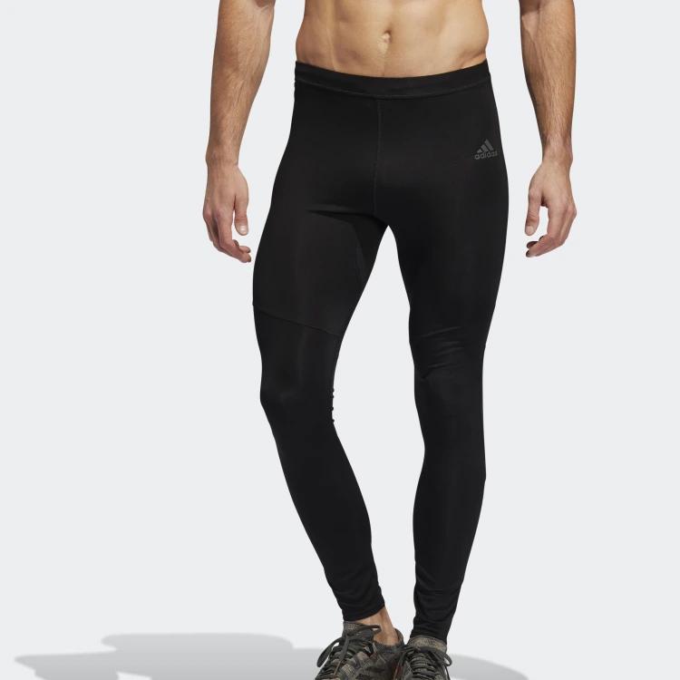 adidas Бег Фитнес Спорт Длинные штаны Мужские Нижние Части Черные DW5985