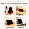 Adjustable Foldable Phone Stand Flexible Desktop Tablet Stand  Watching Videos