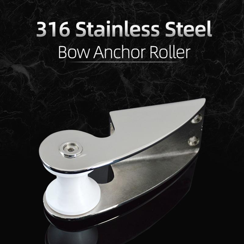 Горячая, нержавеющая сталь 316, носовой якорь-роликовый держатель, литье, роликовое колесо для морской лодки, яхты, оборудование