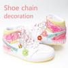 1 PCS DIY Cream Daisy Shoe Chain Shoelaces Decoration Canvas Shoes Sneakers  Flowers Accessories Shoelace Buckles Decorative