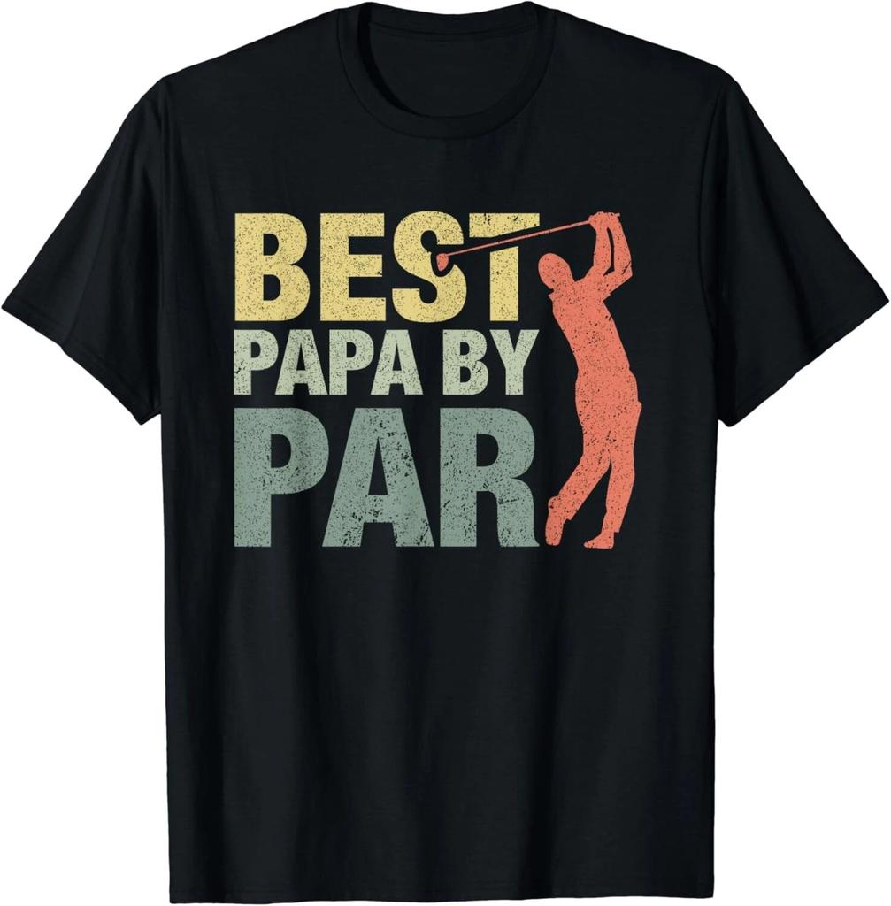 Funny Best Papa By Par Father_s Day Golf Shirt Gift Grandpa Gift Unisex T-Shirt