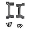 RC CNC Aluminum Alloy Bumper Bracket Set for 118 Car Front and Rear Bumper Mount Black