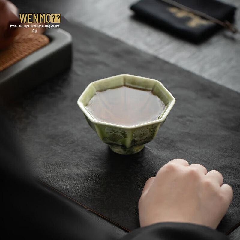 Октагональная Мастер-чашка для чая Wenmo с хрустальной глазурью