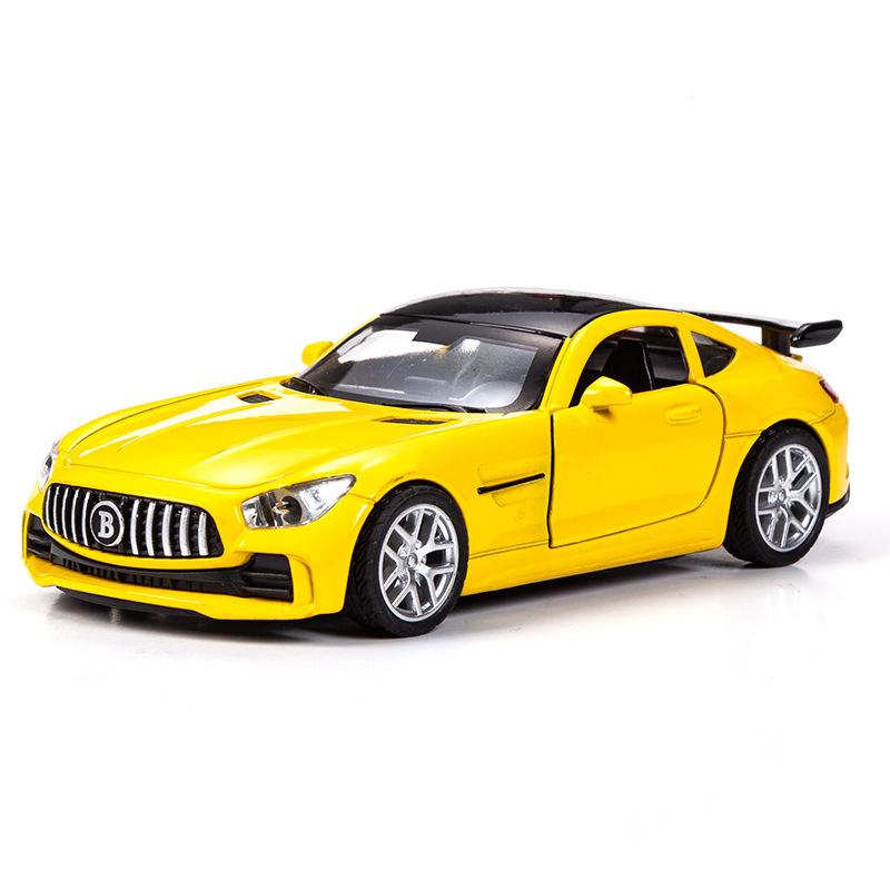 1:36 Alloy Mercedes-Benz GTR Sports Car Model Children's Toy Car Simulation Back Car