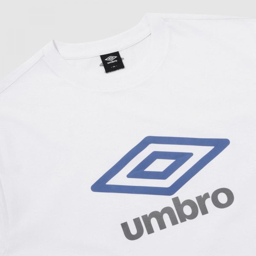 Umbro Базовая футболка с большим логотипом, короткий рукав Ur123crs18 whT