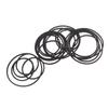 20pcs Square Rubber Belts for Recording Devices and Video Drives 1.2mm Strong Rubber Belts Mixed Size 30-65mm