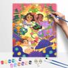 Disney Encanto digital oil painting art painting kit manual diy painting for home decorations with vibrant flowers and characters