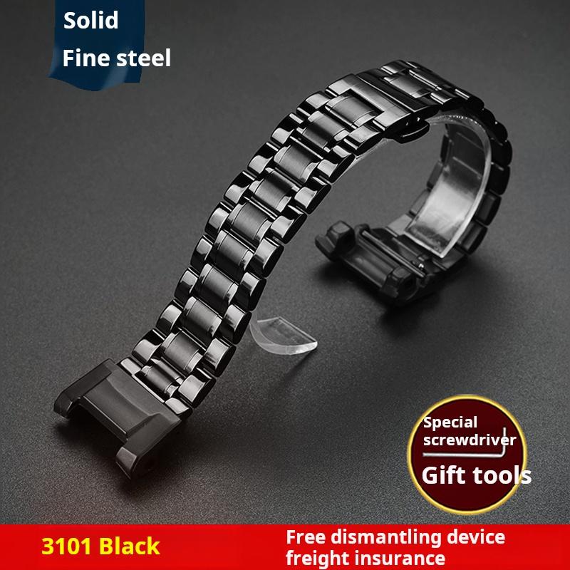 GWG B1000 браслет-ремешок из цельной нержавеющей стали Для G-SHOCK Casio GWG-B1000-1A третьего поколения Mud King модифицированный Металлический ремешок для часов