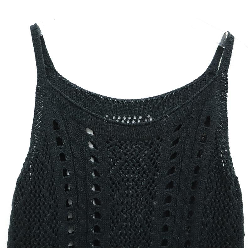 Летние женские трикотажные пляжные праздничные платья с вырезами, купальники, прикрывающие платье-халтер на берегу моря