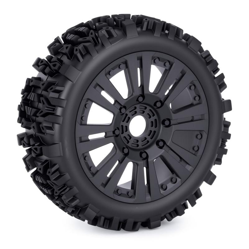 4pcs 121*43mm 1/8 RC Car Off-Road Buggy Tire 17mm Hex for ARRMA Typhon Talion Traxxas Redcat Team Losi Kyosho HPI HSP VRX