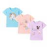 Little Maven Summer Short-Sleeved Girls' Suit European and American Style Cartoon Kidsren's T-Shirt Cute Baby Top