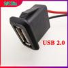 4-проводной USB 2.0 Female Разъем Питания 2-контактный 4-контактный Разъем Зарядки С Кабелем PH2.0 Электрические Клеммы USB Розетка Зарядного Устройства