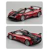 1/18 Модель спортивного автомобиля Pagani Huayra Cool из сплава, Имитация деталей интерьера, Крутое освещение и звуковые эффекты, Изысканные настольные украшения