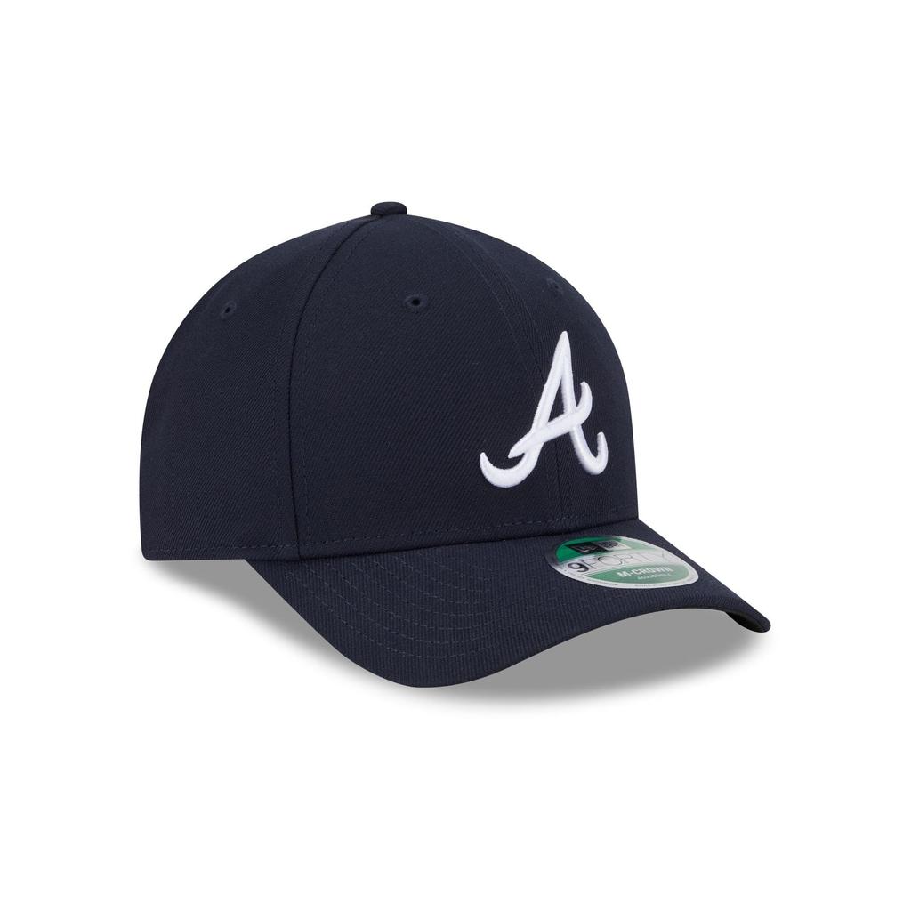 New Era 9FORTY Snapback Atlanta Braves MLB Authentic Player Replica Snapback Cap Navy ATLANTA BRAVES 940MC M-CROWN On-Field [Used]