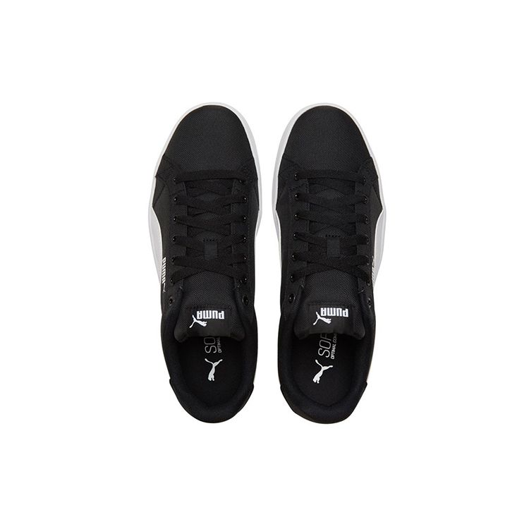 Puma Smash Vulc Low Top Skate Shoes Unisex Sneakers Black 385554-02