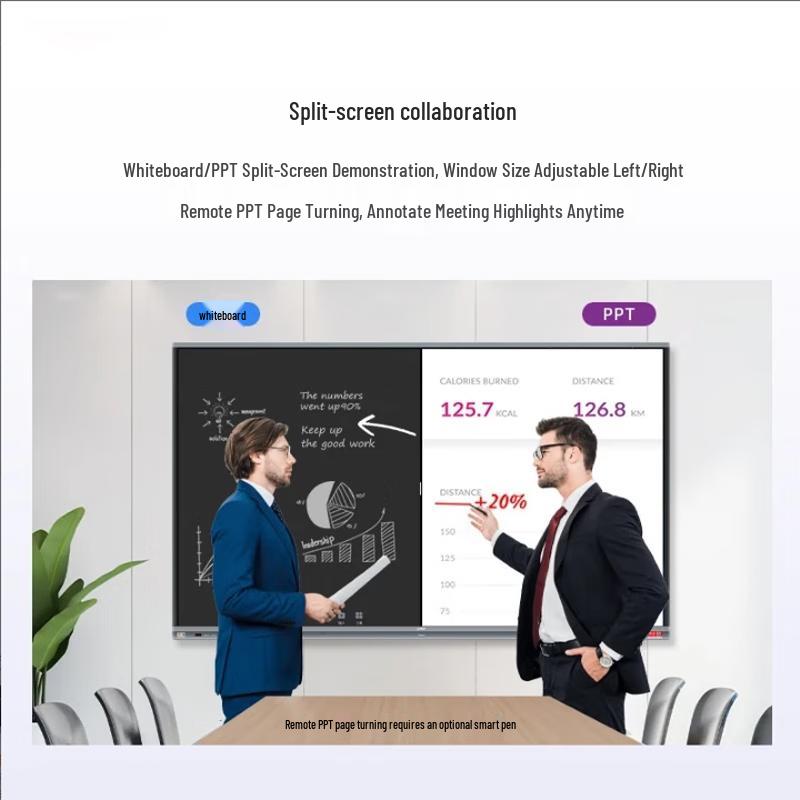 75-inch Interactive LED Display with Mobile Stand CN plug (adapter included)