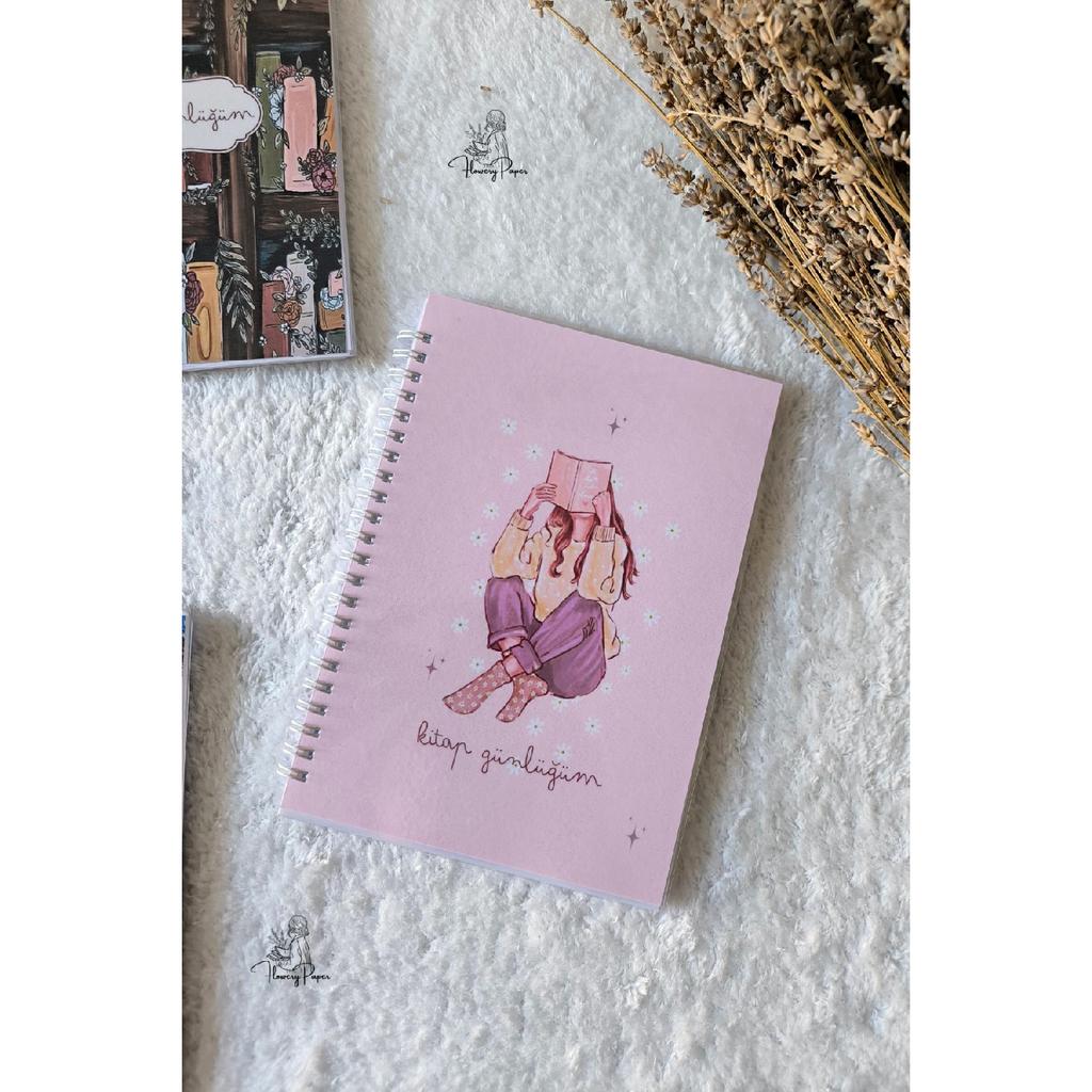 My Library Book Diary, 50 листов/100 страниц, A5, дневник чтения, блокнот, блокнот, блокнот на кольце