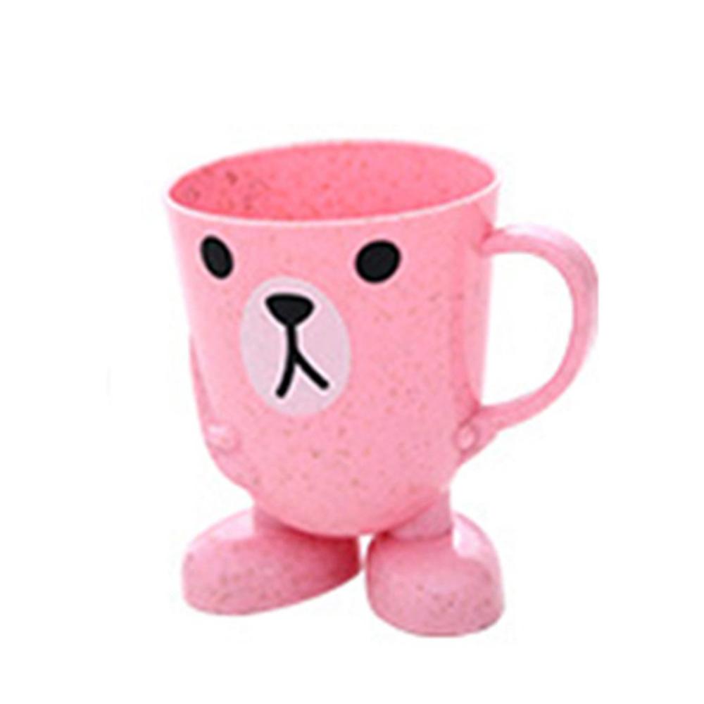 Милые дети мультфильм животных пластиковая щетка зубы мода ребенок зубная паста держатели зубных щеток пара чистка кружка рот чашка