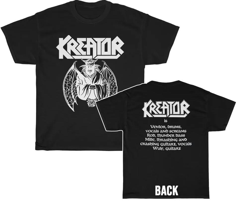 Kreator Son of Evil Tshirt Tees TopDouble Sided
